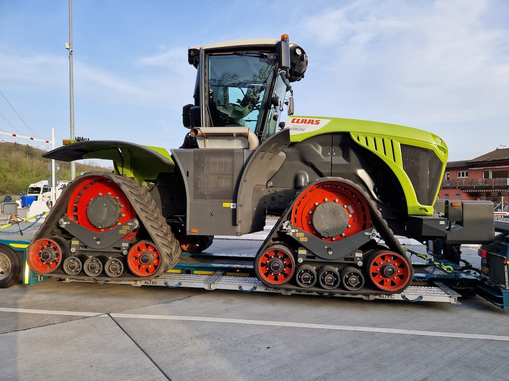 Tieflader / Tiefbett Transporte